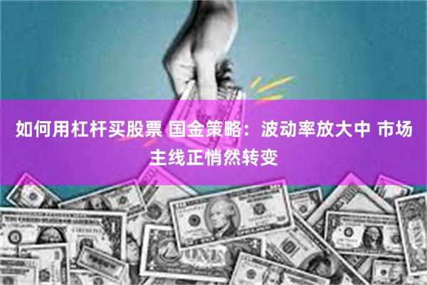 如何用杠杆买股票 国金策略：波动率放大中 市场主线正悄然转变