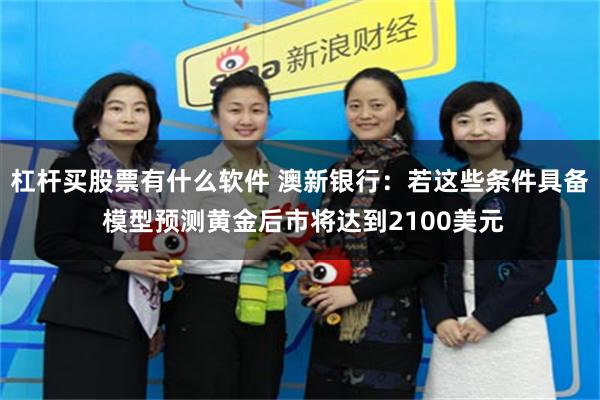 杠杆买股票有什么软件 澳新银行：若这些条件具备 模型预测黄金